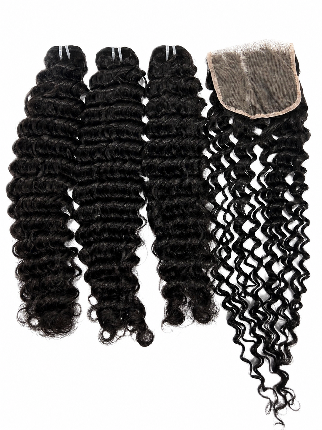 Yava Hair Deepwave Y-Luxe Hair 3 Bundles + 5x5 HD Closure 100% Human Hair weave