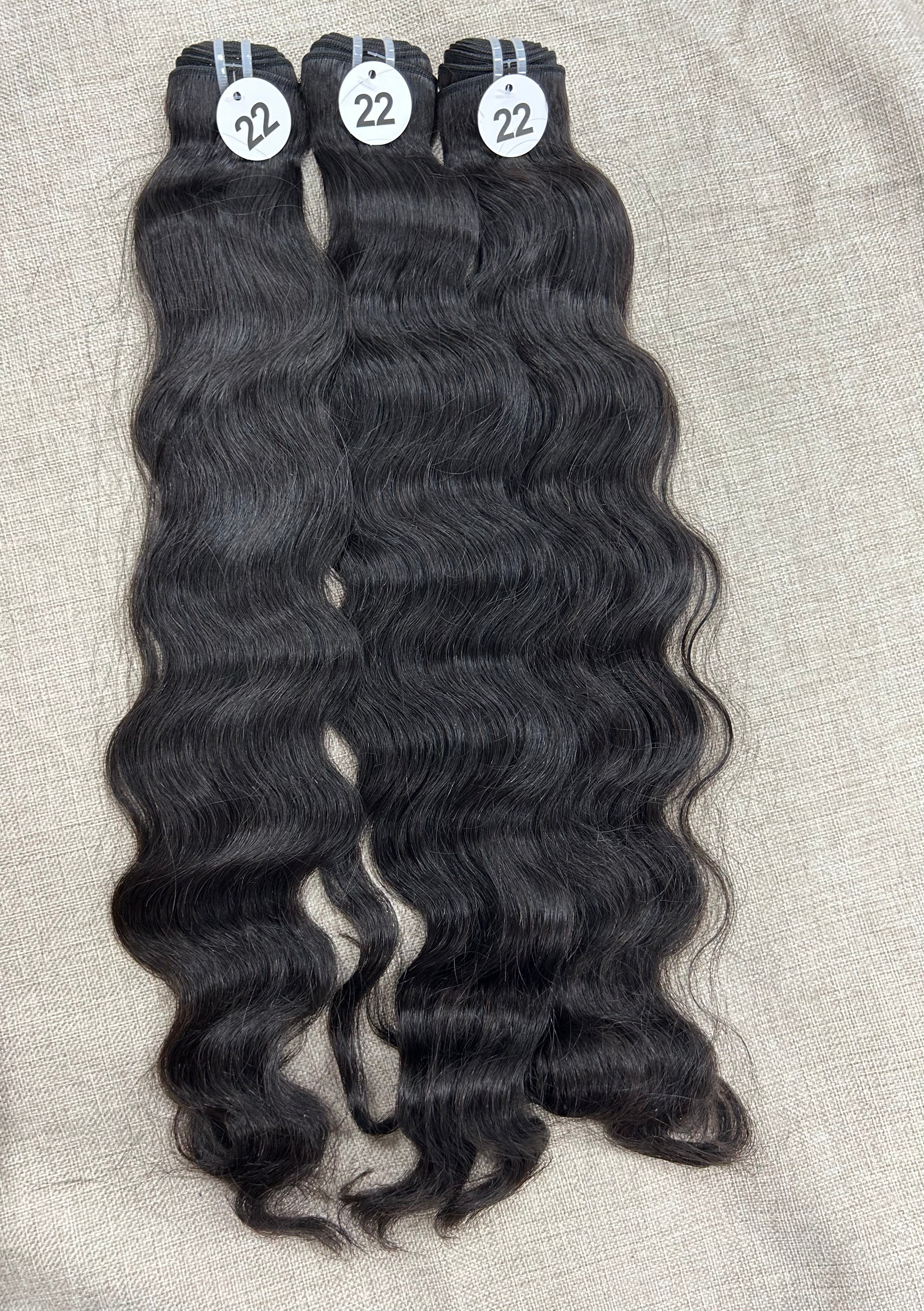 Yava Hair Y-Luxe Hair 3 bundles Natural wavy 100% Human Hair Weave