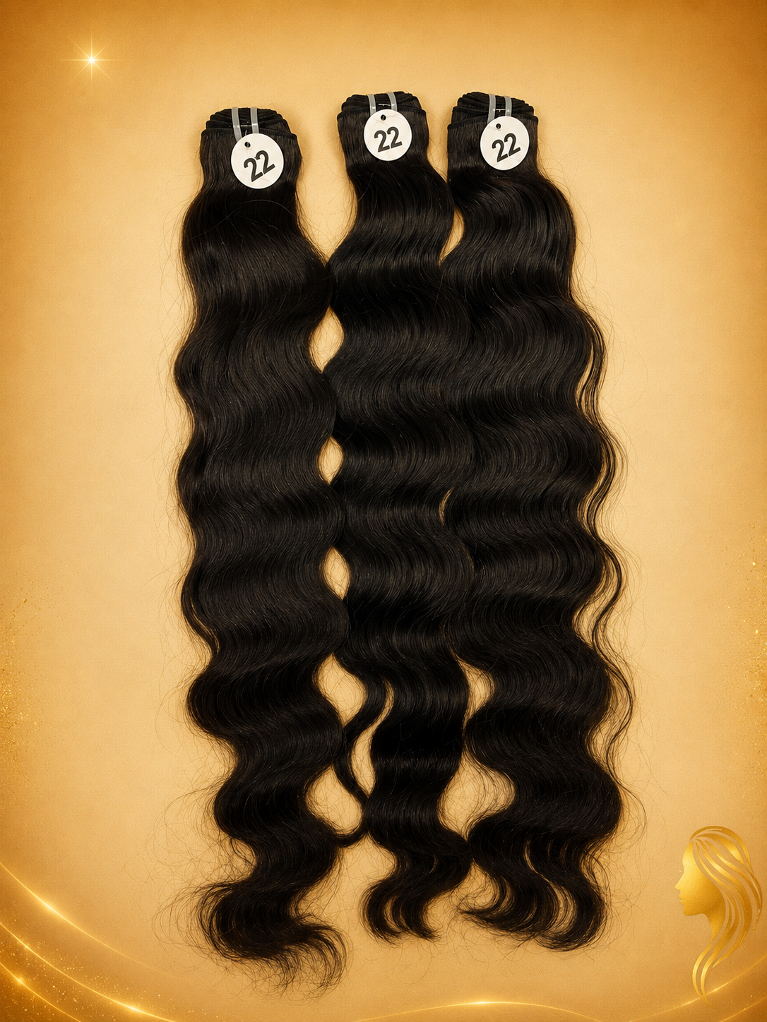Yava Hair Y-Luxe Hair 3 bundles Natural wavy 100% Human Hair Weave
