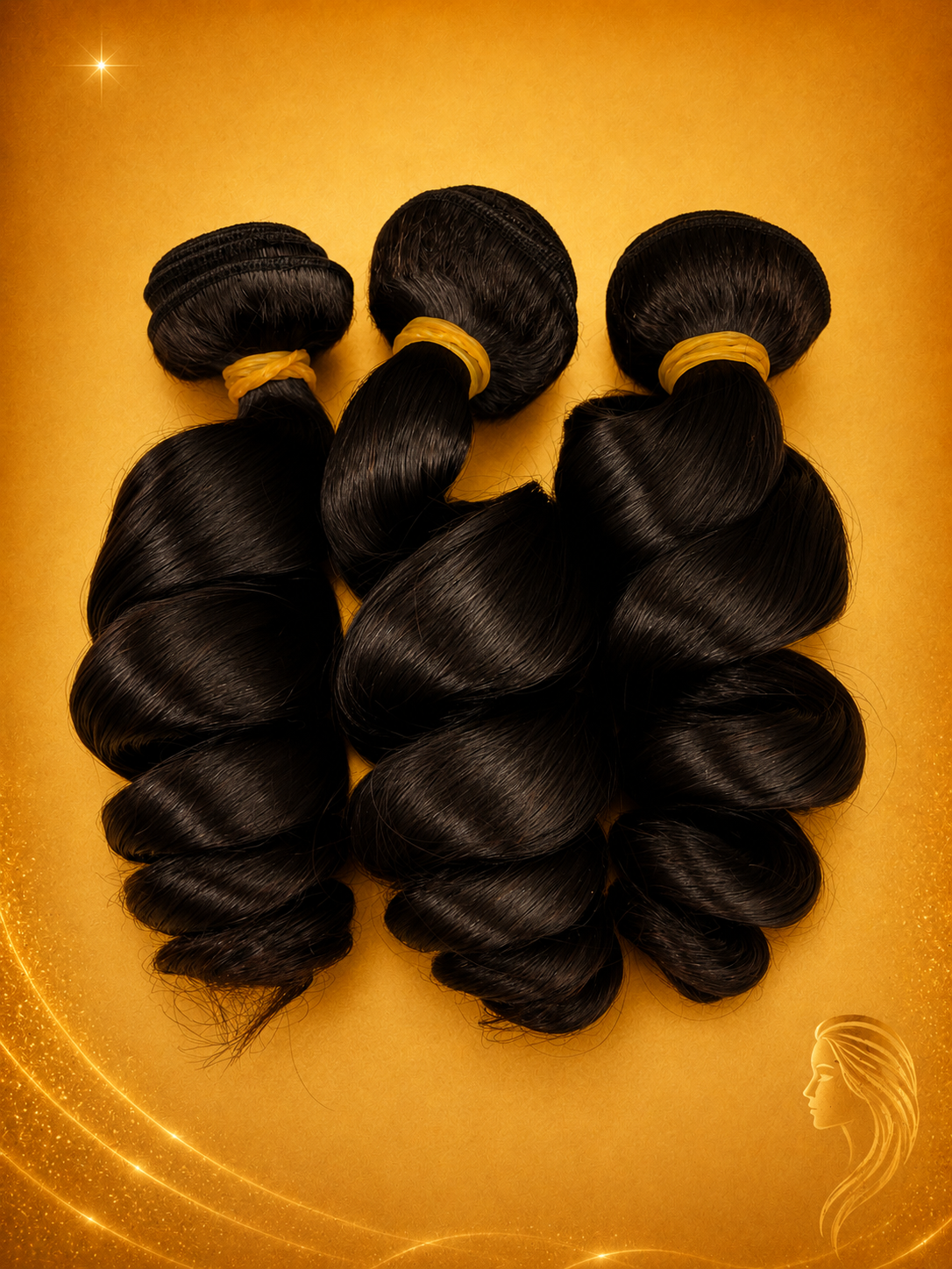 Yava Hair Y-Luxe Hair 3pcs bundle Extensions Premium Loosewave Human Hair